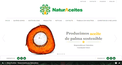 Desktop Screenshot of naturaceites.com