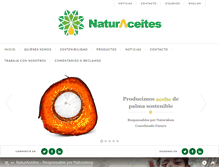 Tablet Screenshot of naturaceites.com